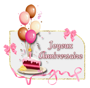 Gif animé joyeux anniversaire ballons